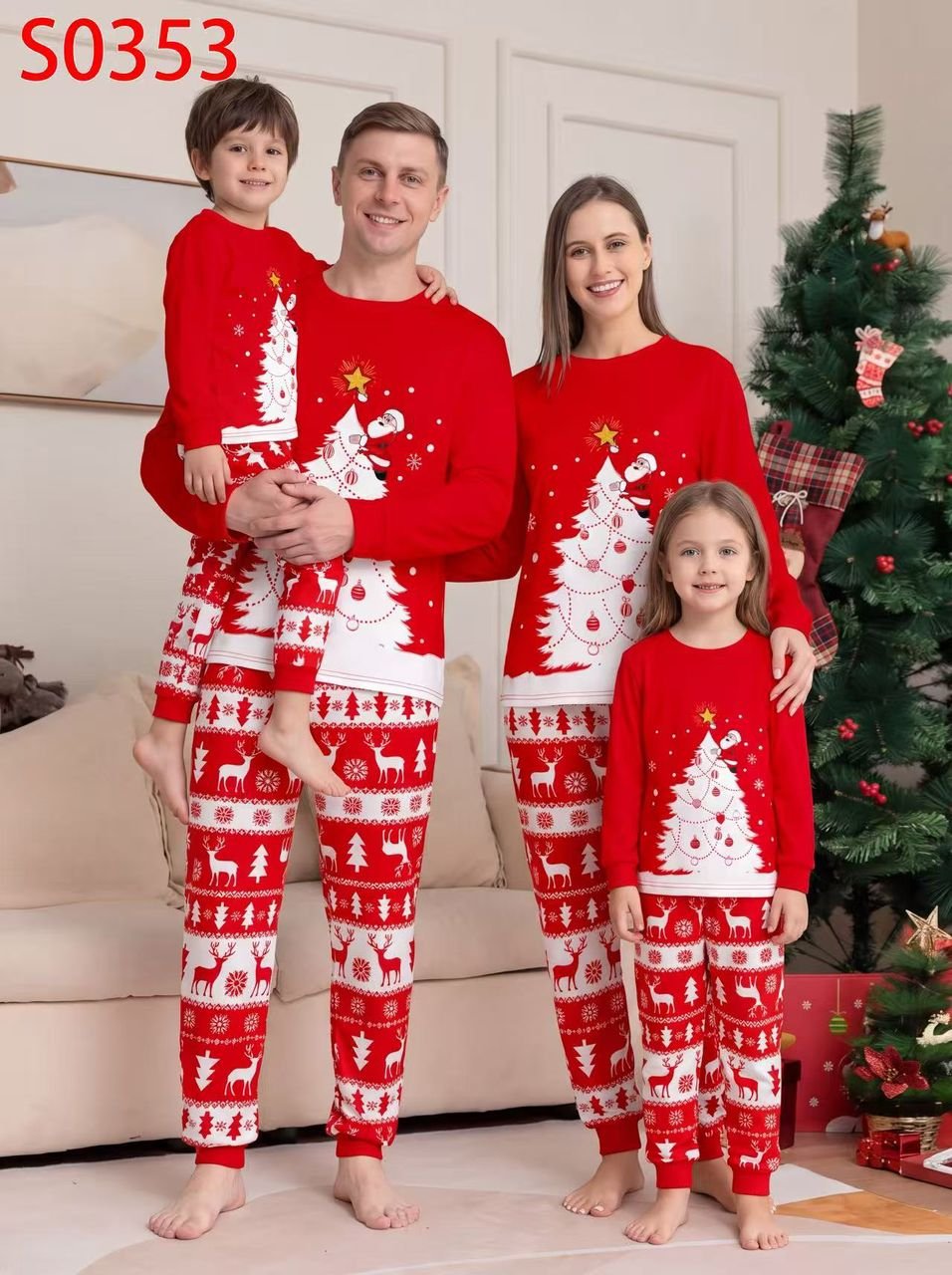 🎄 Pyjama familial de Noël – Collection Décembre — Spécial Pyjama 🎅☃️🎄 sur TokTok
